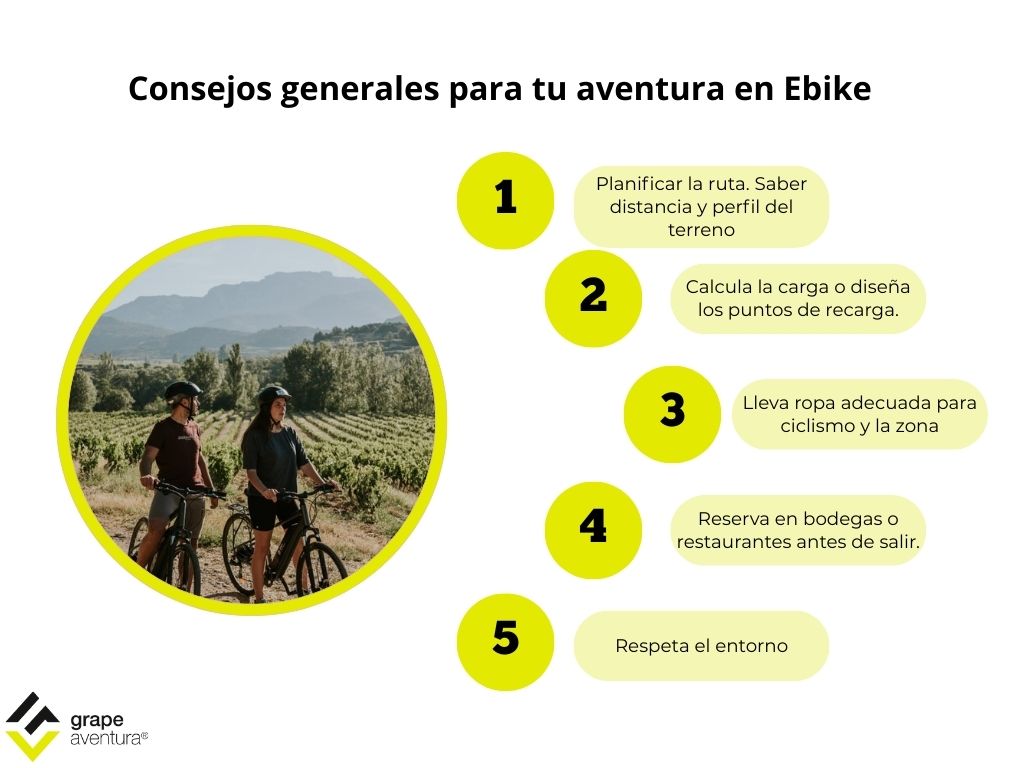 5 Consejos generales para tu aventura en Ebike